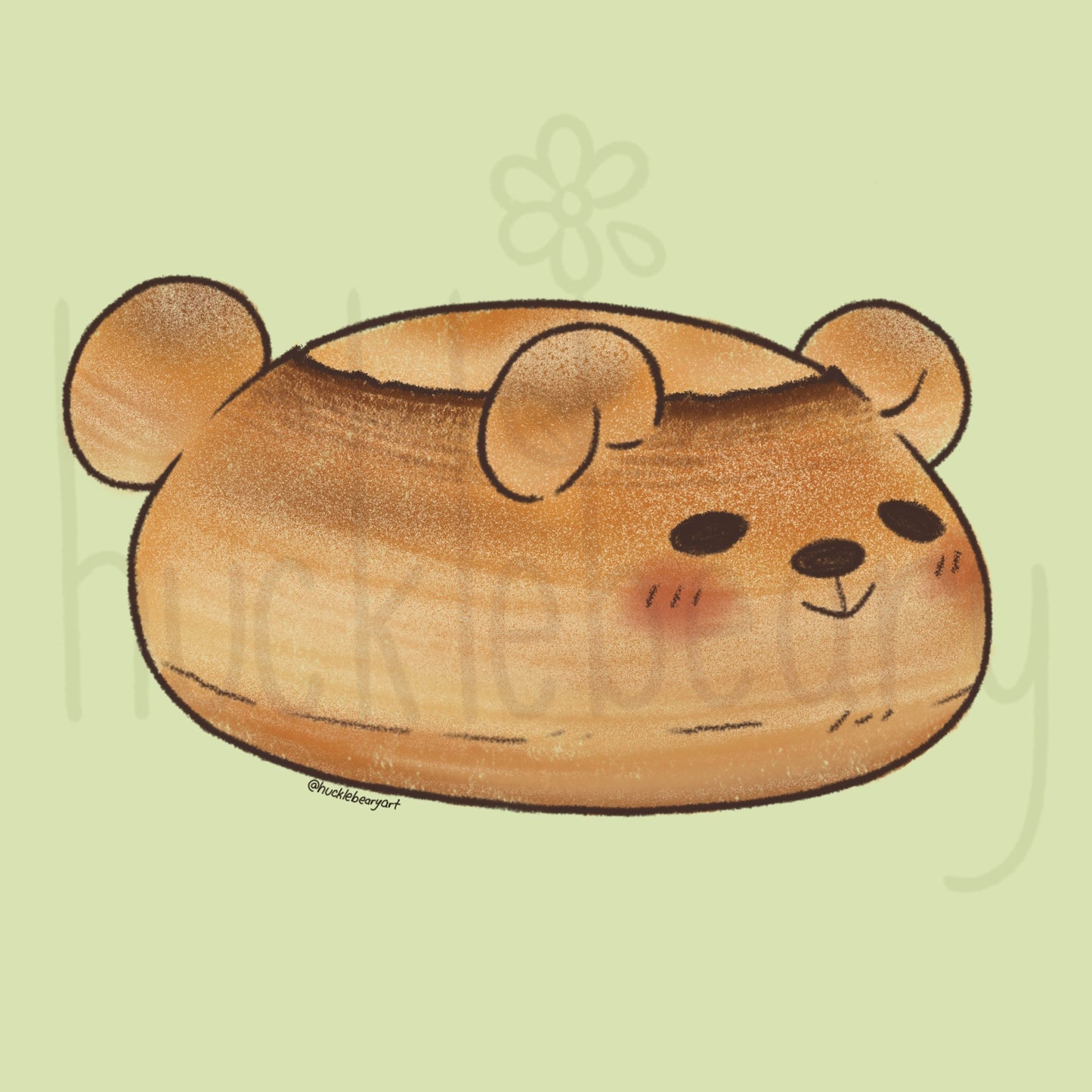 Bear Loaf Vinyl Sticker