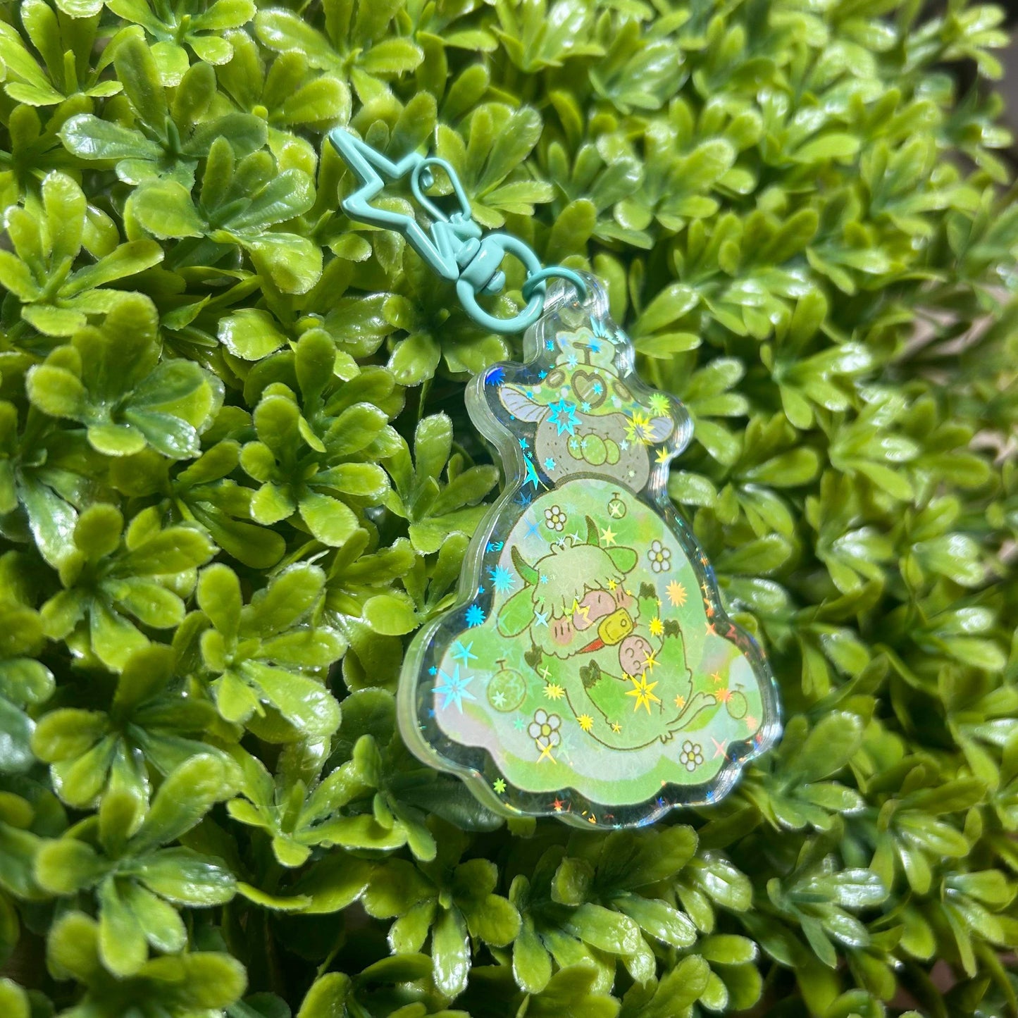 Melon MooFO Acrylic Keychain