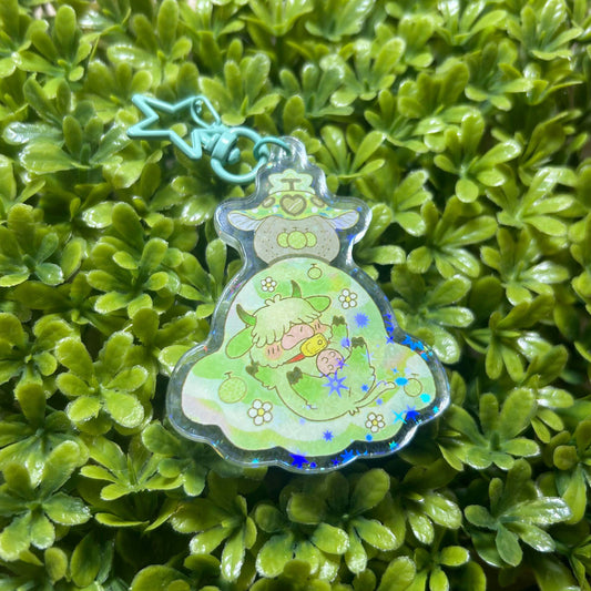 Melon MooFO Acrylic Keychain